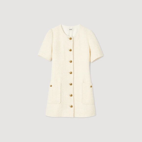 Sandro short tweed dress Size 34 - Picture 2 of 6